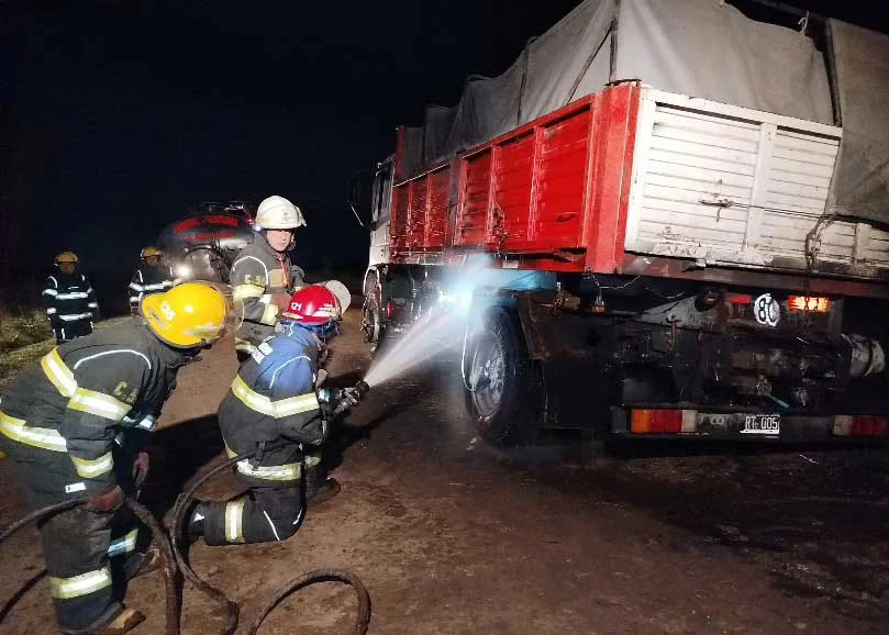 Incendio-Camion